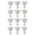 thumbnail image 3 of 12x tazas de trofeo, contenedores de dulces, recompensas, cuenco de estrellas de papel, tarros de almacenamiento de decoración, Mini trofeos de premio Plata, 3 of 8
