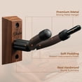 thumbnail image 3 of Colgador de pared para violín Ohuhu de madera dura con soporte para lazo, 3 of 9
