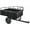 Black, variant on Rugerasy 750Lbs Heavy-Duty Steel Dump Garden Trailer, Multi-Purpose, Black