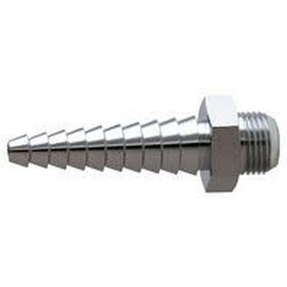 Chicago Faucets E7jk Laboratory Serrated Nozzle Outlet - Chrome