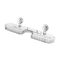 thumbnail image 2 of Estante de almacenamiento para baño, organizador de cocina versátil, estante con ventosa para baño claro, 2 of 9