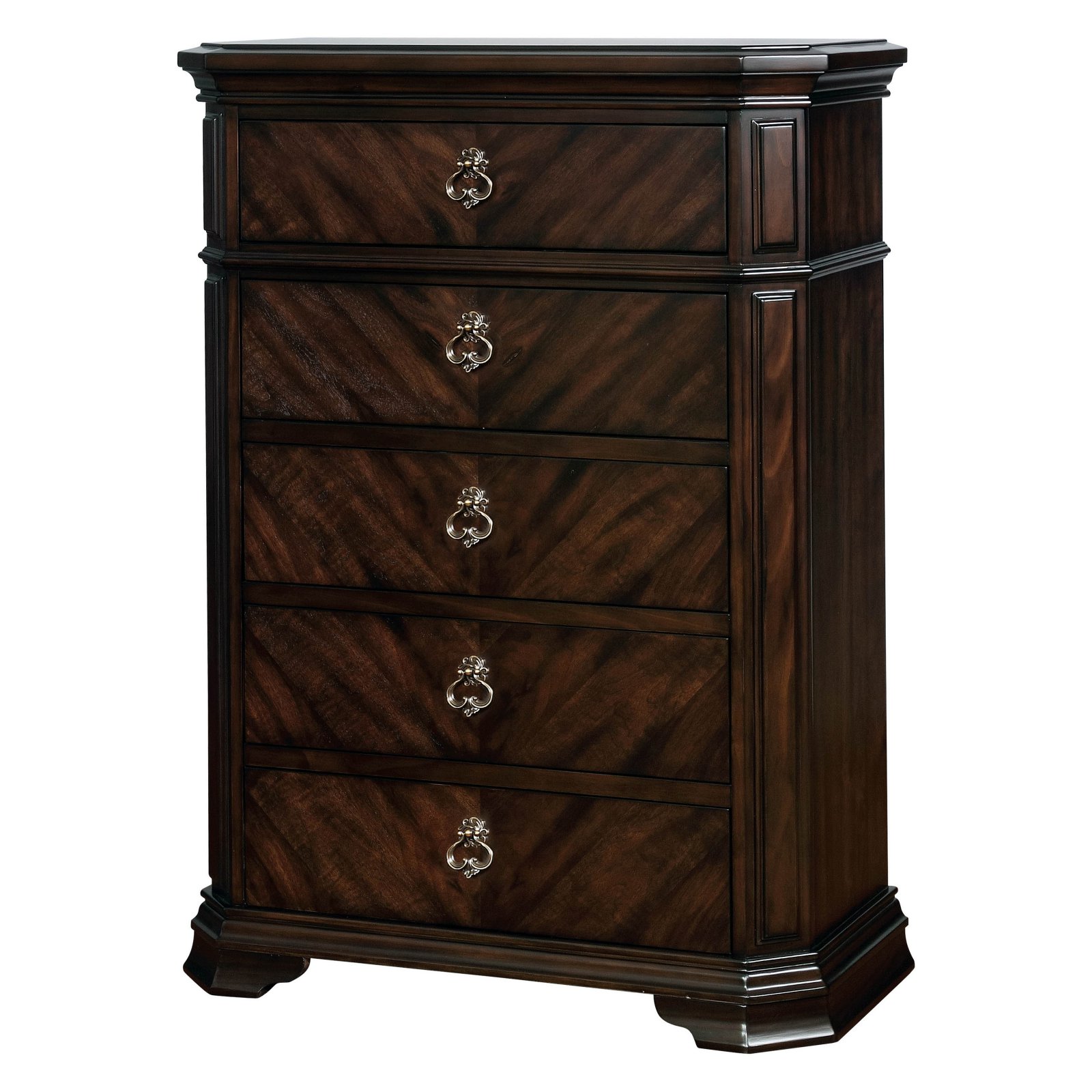 Furniture of America Petersen 5 Drawer Dresser Chest