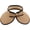 Khaki, variant on Women’s Sun Hats Straw Visor Wide Brim Beach Hat Foldable Summer Roll-Up Open Top Cap Flap Cover Cap UV UPF 50