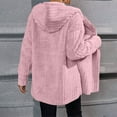 thumbnail image 5 of BSDJILFG Sherpa Lined Hoodie for Women Open Front Hooded Cardigan Fleece Lined Outerwear Jacket with Pockets ,S-3XL, 5 of 8