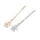 thumbnail image 1 of Pinzas para el cabello para mujeres, pinzas para peinar, pinzas para el cabello para niñas, pinzas pequeñas de moda para el cabello, horquilla con calavera ondulada a mano, horquilla de mano, 1 of 2