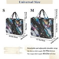 thumbnail image 2 of FORMRS Womens Corduroy Tote Bag Crossbody Shoulder Handbag with Pocket, Black, 2 of 7