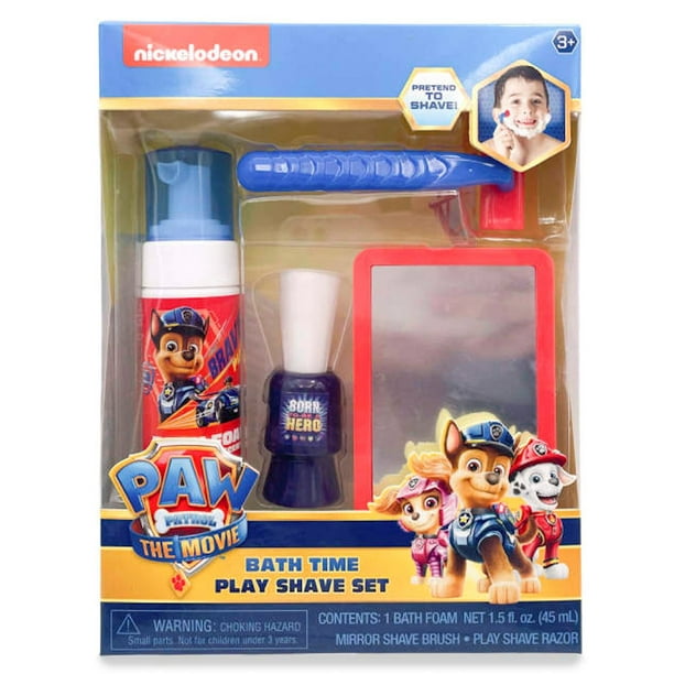 paw patrol play shave set