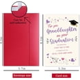 thumbnail image 2 of Graduation Card Gift for Granddaughter, Heartfelt Congratulations Card Gift from Grandma and Grandpa, Proud of You Graduation Greeting for Her, High School or College Graduate Keepsake Cards, 2 of 3