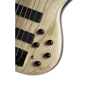 Cort Guitars B5ELEMENTOPN-U Open Pore Artisan Series B5 Element 5 String Bass Guitar, Natural
