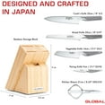 thumbnail image 3 of Global Takashi 6-Piece Knife Block Set – Premium Stainless Steel Kitchen Knives with Block, 3 of 6