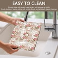 thumbnail image 4 of Placemat, Pioneer Flower Floral Print Pattern Place Mats Table Mat Set Of 2, PVC Washable Placemats for Party Kitchen Dining Decoration, 18x12 Inch, Fade Resistant, 4 of 6