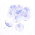 thumbnail image 1 of Unique Bargains 12 Pcs 40mm Home Bathoom PVC Clear Blue Plastic Suction Cup Hook, 1 of 5
