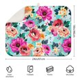 thumbnail image 2 of Microfibre Drying Mat for Kitchen Pioneer Dish Drying Drainer Mat Absorbent Colorful Floral Drying Mat Washing Up for Glass, Plate & Cup 18inch X 24inch, 2 of 5
