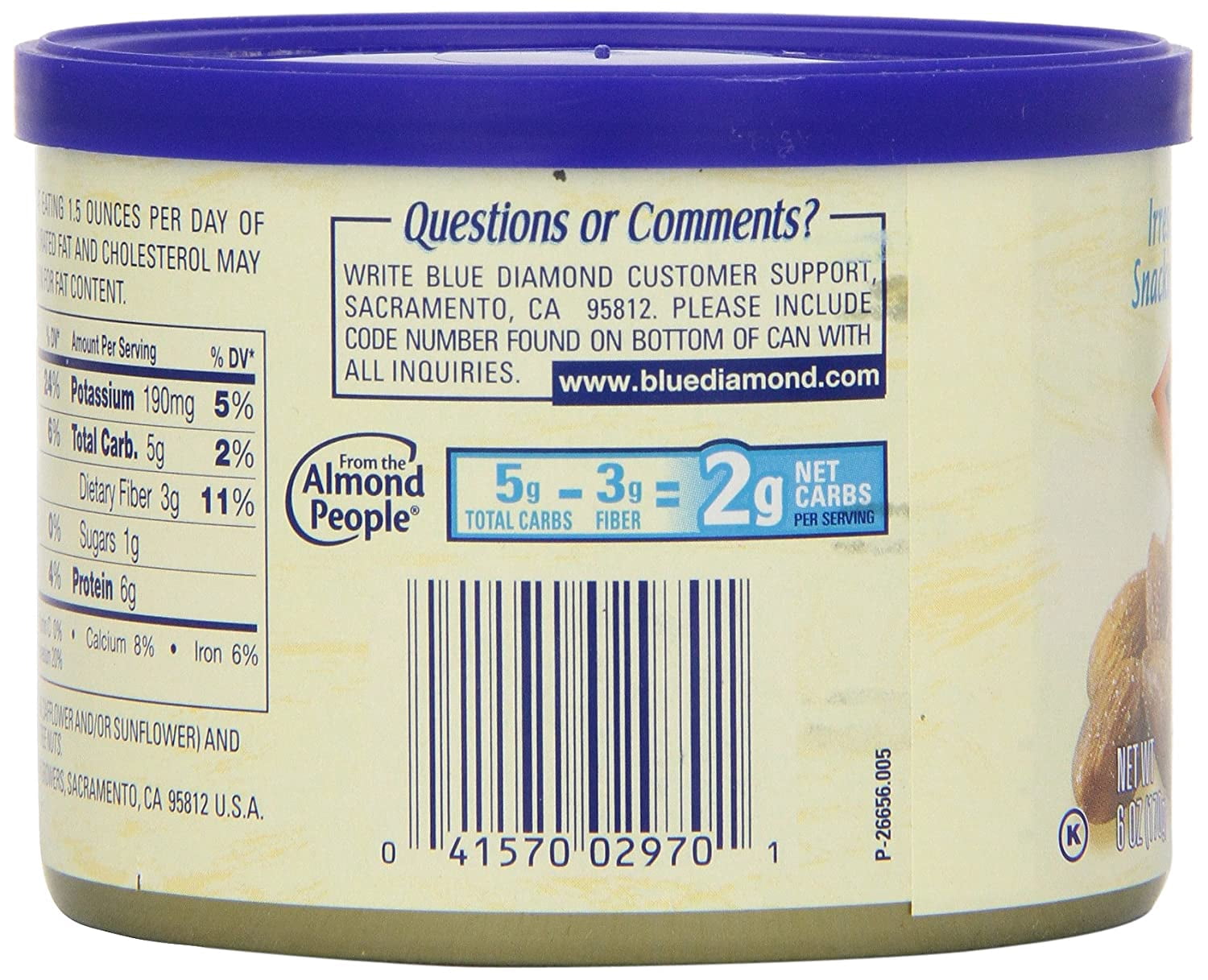 Blue Diamond Roasted salted almonds