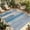 CornFlowerBlue, variant on Brown Wooden Outdoor Rug for Patio/Deck/Porch, Non-Slip Large Area Rug 3 x 5 Ft, Retro Country Mottled Vertical Stripes Indoor Outdoor Rugs Washable Area Rugs, Reversible Camping Rug Carpet Runner