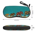 thumbnail image 2 of Xecao Elephants for Eyeglass Case Soft Shell, Portable Sunglass Case, Fashionable Eyeglass Case with Zipper, Lightweight, 2 of 6