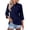 56## Navy, variant on Polo Shirts for Women 3/4 Length Sleeve Golf Shirts 3-Button Quick Dry Workout Tops Collared for Work Running Tennis,Light Purple XXL