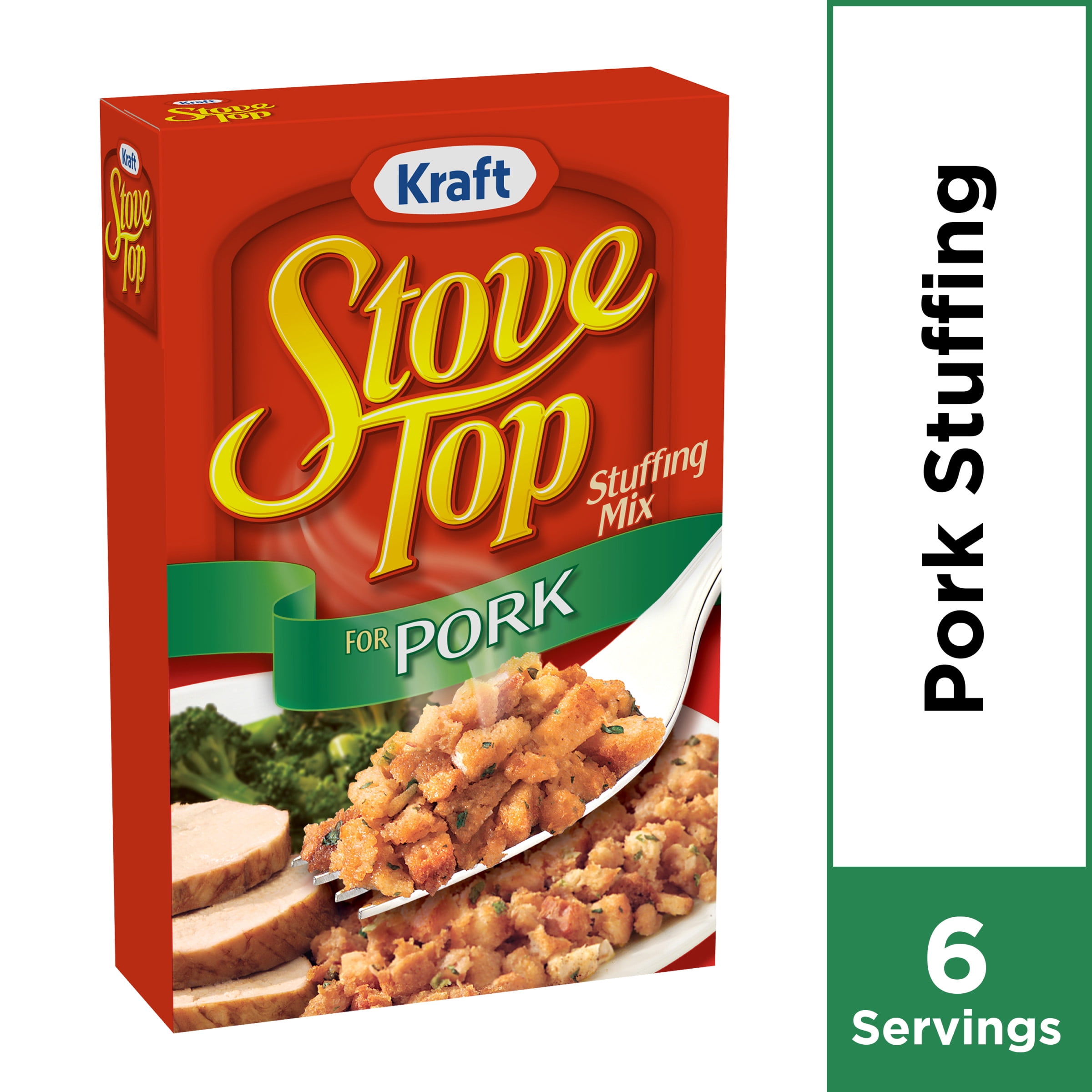 Kraft Stove Top Stuffing For Pork Mix 6 Oz Box Walmart Com Walmart Com