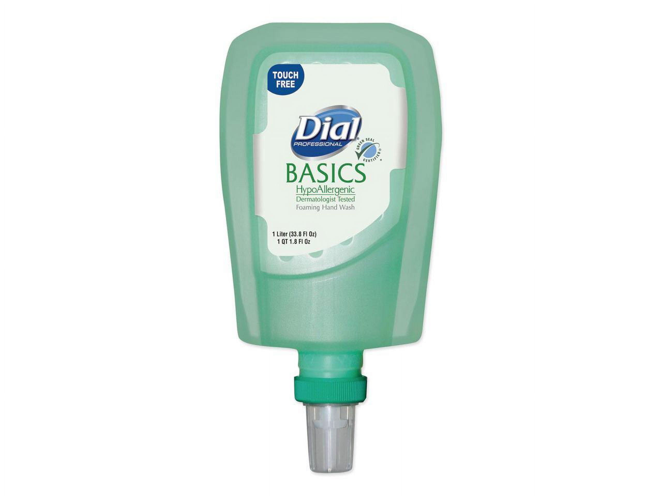 FIT Basics Hypoallergenic Foaming Hand Wash Universal Touch Free Refill Honeysuckle, 1 L Refill, 3/Carton