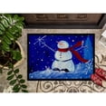 thumbnail image 3 of Carolines Treasures PJC1085MAT Happy Holidays Snowman Door Mat Indoor Rug or Outdoor Welcome Mat 18x27 Doormat  27"L x, 3 of 4