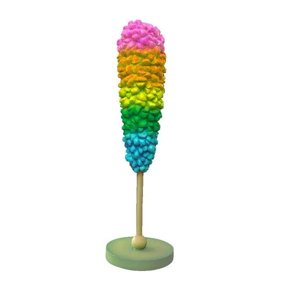 Large Rainbow Rock Candy Over Sized Statue