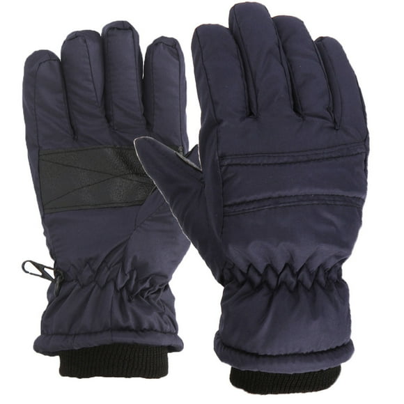 PMVFHDE Kids Clothes Winter Outdoor Kids Boys Girls Snow Skating Snowboarding Windproof Warm Ski Gloves Size M/L Kids Gloves & Mittens Navy,M