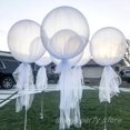 thumbnail image 2 of Globo de helio gigante de 36 pulgadas, decoración de hilo blanco, juguete, fiesta de cumpleaños, boda, Día de San Valentín, propuesta, diseño de escena del Festival, 2 of 4