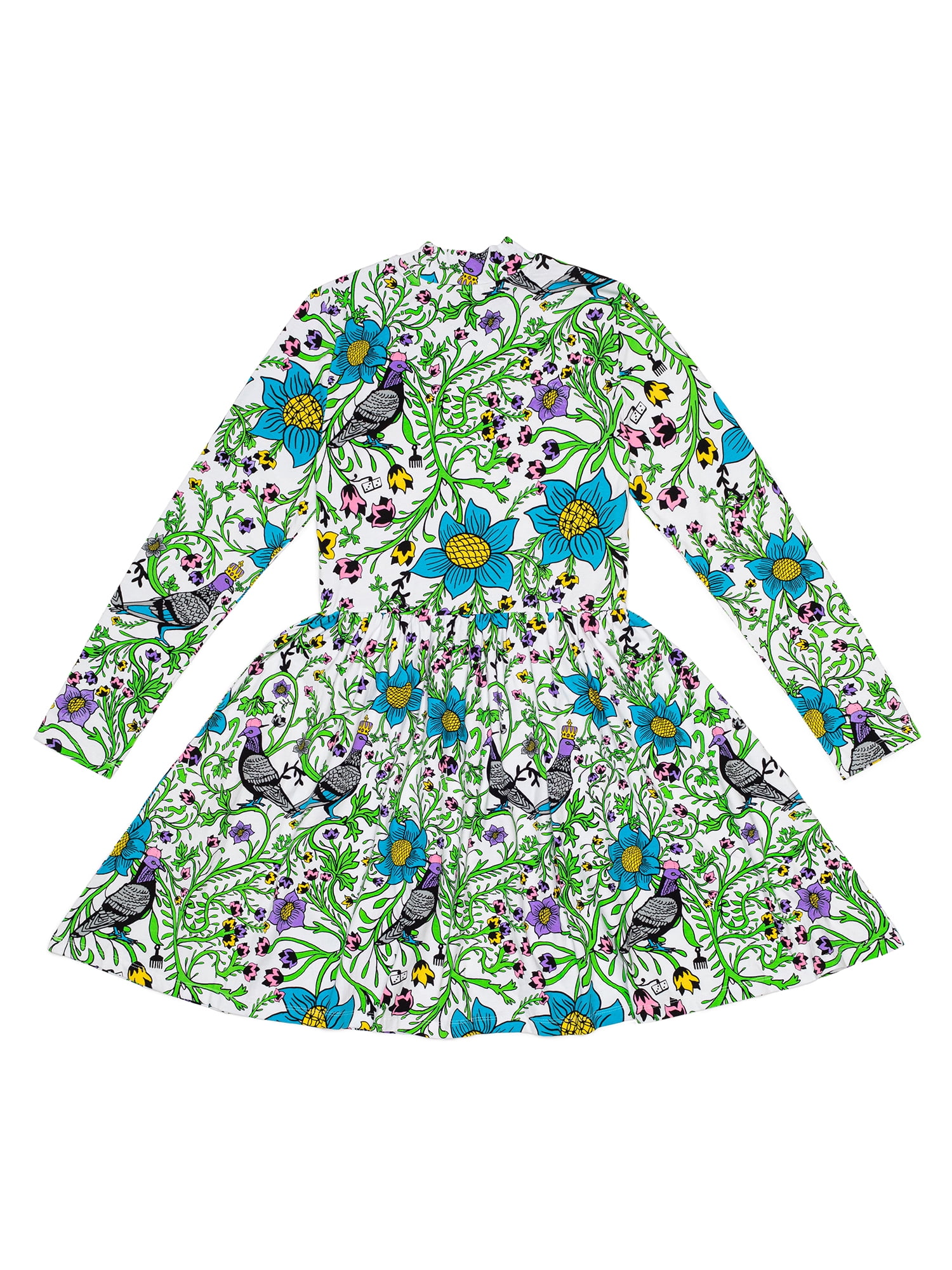 Roberto Lugo Women’s Pigeon Print Dress, Sizes S-2XL