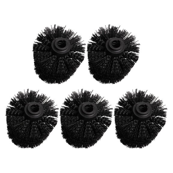 5pcs Plastic Toilet Brush Heads Replacement Toilet Brush Heads for Home