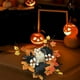 thumbnail image 5 of Candelabros de hojas de arce de simulación de otoño, corona de decoración de Halloween, adorno de mesa de plástico, copa de vela, corona, portavelas de plástico, 5 of 6