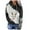 Black, variant on Fesfesfes Women Hooded Hoodie Printing Loose Color Matching Casual Christmas Long Sleeve Tops Plus Size $10