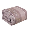 thumbnail image 4 of Purple Floral Comforter Set Queen Size, 4 of 7