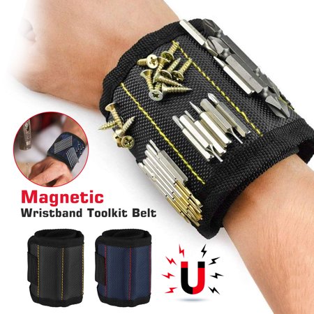 Magnetic Wristband with Super Strong Magnets, Magnetic Wrist Band Tool Belt With Super Strong Magnets for Holding Screws,Nails,Drill Bits(Valentine's Day...