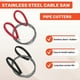 thumbnail image 5 of Pipe Cutters 4 Pcs Stainless Steel Cable Saw, Metal Wire Saw Hand Pocket String Rope Saw PVC Pipe Cu, 5 of 5