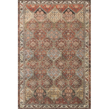 Loloi Rugs LORELQ-1684B6 Spice / Multi Loren 8-1/4' X 11-1/2' Polyester Vintage And
