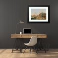 thumbnail image 4 of Giuseppe Bernardino Bison 24x18 Black Modern Framed Museum Art Print Titled - The Molo by the Biblioteca Marciana Facing the Entrance of the Canal Grande, Venice, 4 of 5