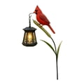 thumbnail image 2 of Cardinal Solar Light, A Beautiful Garden Light that Feels Full of Life, Outdoor Stake Yard Decor, Red Bird Lantern, Gift for Mom, 2 Pack, 2 of 7