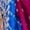 Blue pink shade, variant on Women’s Art Silk Lehenga Choli with Gota Patti Work, Stitched Ethnic Skirt, Unstitched Blouse Piece and Dupatta for Weddings (Yellow brown shade)