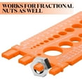 thumbnail image 4 of Nut Bolt Screw Gauge Multi Functional Inch Metric Quick Identification Nut Bolt Thread Checker Bolt and Nut Identifier Gauge for Workshop Garage, 4 of 7