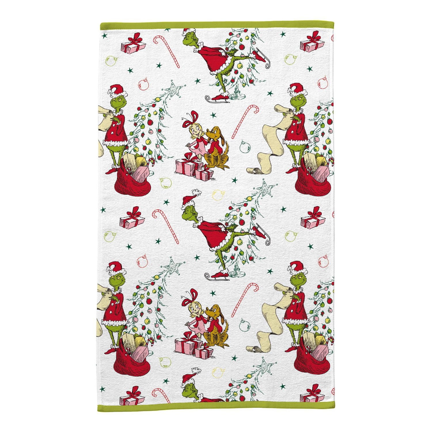 Grinch "Sweet Holiday" 2 pk hand towels