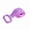 1pc-purple, variant on Silicone Back Scrubber Belt, Double Sided Shower Body Brush | Extended Strap With Gripping Handles, Dual Textured Surfaces, Quick Rinse Silicone