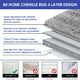 thumbnail image 5 of Alfombra de baño ACCUMTEK a rayas gris claro 90x60 cm Chenille, 5 of 6
