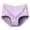 Light Violet, variant on Cotton Women's Bikini Brief Underwear Full Coverage Breathable Panty 1PC Soft Stretch Ladies Underpants for All Day Freshness Gentle Waistband,Light Violet,M