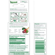 Beano Meltaways, Gas Prevention & Digestive Enzyme Supplement, Strawberry Flavor, 15 Count - 6 Pack