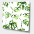 thumbnail image 3 of Designart ' Ancient Floral Tropical Leaves II ' Tropical Canvas Wall Art Print, 3 of 4
