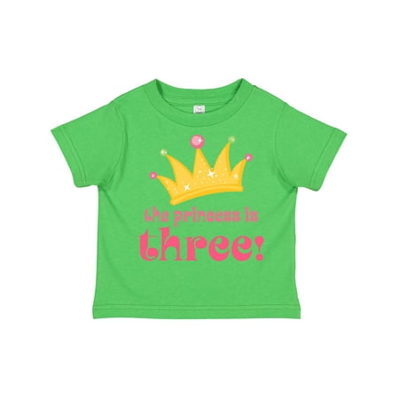 

Inktastic 3rd Birthday Princess I m Three Gift Toddler Toddler Girl T-Shirt