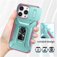 thumbnail image 2 of Funda para GANGXUN iPhone 14 Pro Max - Soporte metálico, Función magnética, Verde, 2 of 5