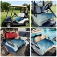 thumbnail image 6 of Golf Cart Seat Covers for 2 Seater, Blue Ombre Soft Microfiber Cart Seat Towel Blanket, Coastal Beach Modern Abstract Art Absorbent Breathable Non Slip Bench Seats Protector for Golf Course 51"x31", 6 of 9