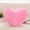 Pink, variant on PureCasa Soft Heart Shaped Pillow 6"x6" Short Plush Heart Decorative Pillows for Women Girls Kids, Room Decor Throw Pillow for Couch Bed Good Gift for Childrens Day