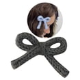 thumbnail image 2 of Elegant Knit Bowknot Barrettes French Hair Clip Sweet Duckbill Clip Side Pin Nonslip Braid Clip for Hair Shaping, 2 of 9